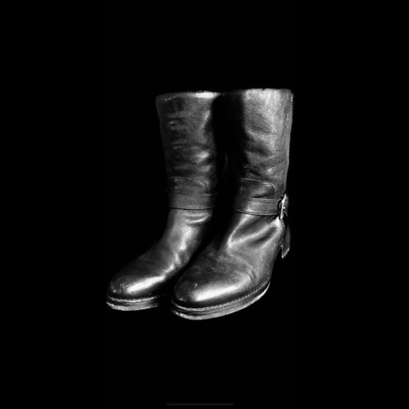 Cole Hahn Black leather boots mid calf size 8 - Picture 5 of 11